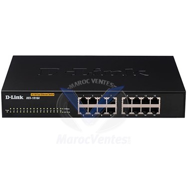 16 Port 10/100Mbps unmanaged Switch