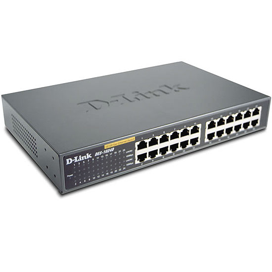 SWITCH D-LINK 24-Port 10/100Mbps Rackable