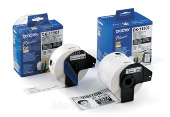 Ruban Brother Noir/Blanc 62 mm papier repositionnable