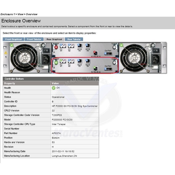 HP P2000G3 MSA FC/iSCSI DC SFF 4x900GB 3yFond DS2081