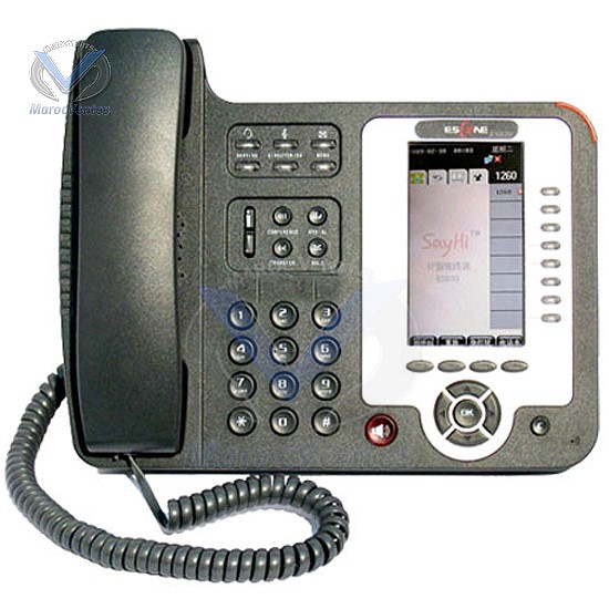 Téléphone IP avec POE +  8 comptes SIP DS622-PE