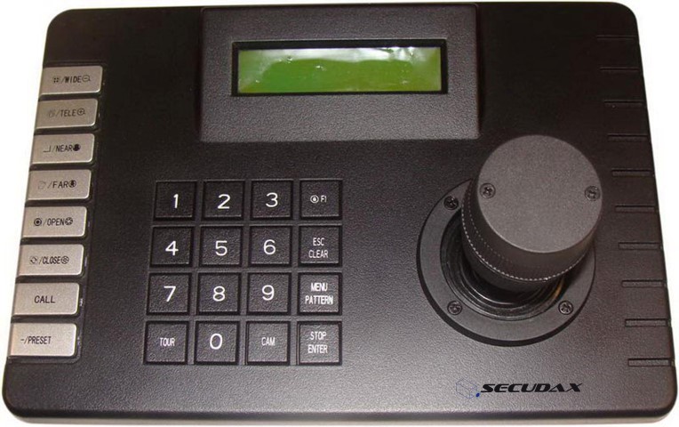 Clavier contrôleur pour speed dôme avec joystic 3D et Ecran LCD