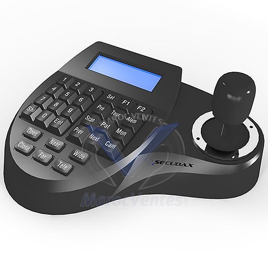 Clavier contrôleur pour speed dôme avec joystic 3D et Ecran LCD DX-PTZ-66