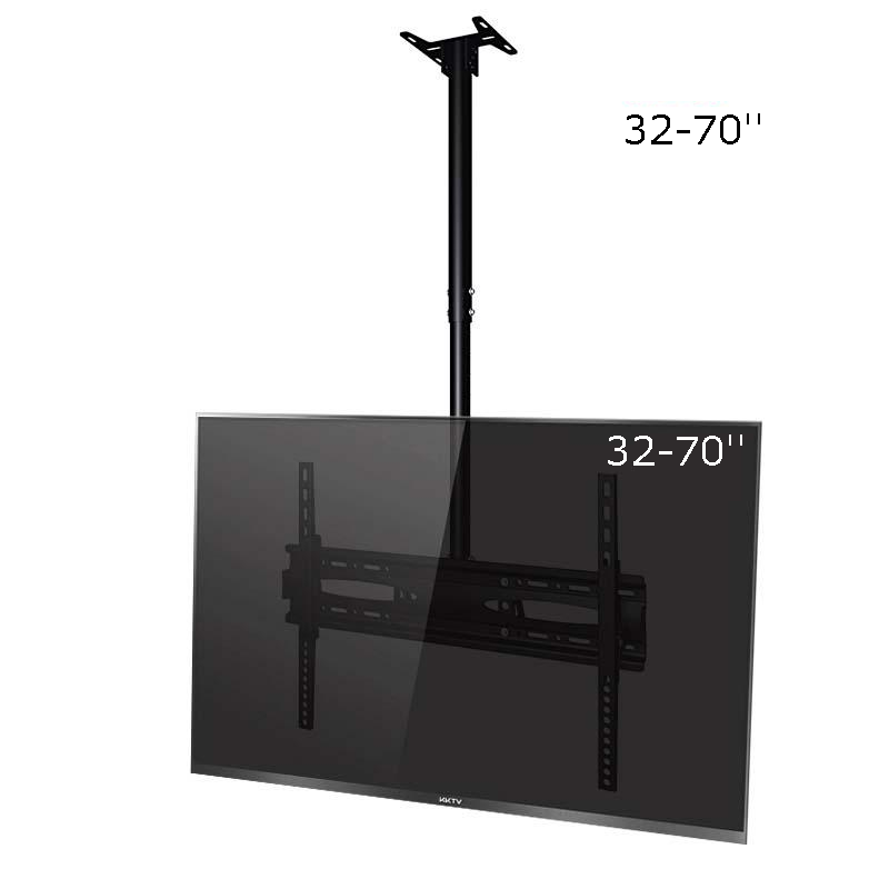 Support Plafond Plat ou Incliné pour Ecrans 32-70'' WMX008
