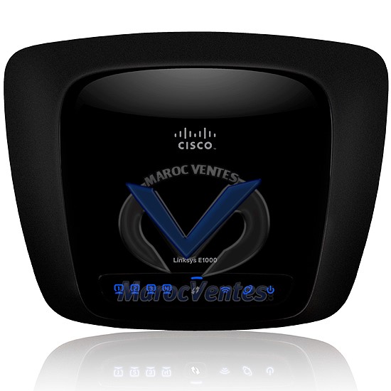 Sans-fil, Wi-Fi 802.11 b/g/n, 802.11n certified , 4 ports Ethernet, Wi-Fi Protected Setup par bouton, 300 Mbps en 2,4 GHz, pas de Wi-Fi 5 GHz E1000