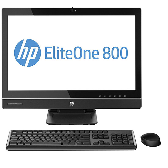 HP EliteOne 800G1 AIO Non Tactile Intel  I3-4130  à 3,4Ghz ( 3 Mo cache, 2coeurs ) Disque dur 500 Go