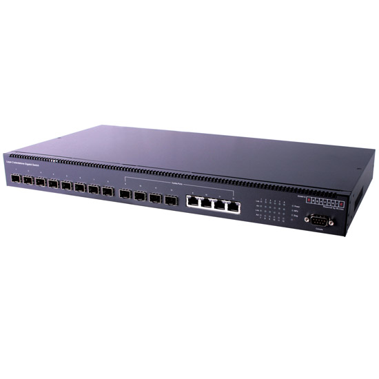 SMC Switch 8-Port Gigabit SFP + 4Combo G (RJ-45/SFP)