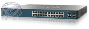 Switch 24 ports 10/100/1000 Mbps Administrable niveau 2 PoE