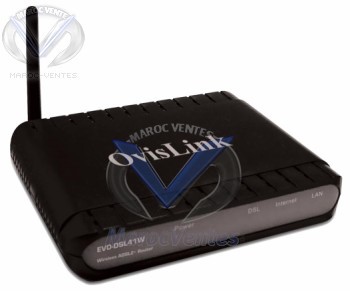 Routeur Modem ADSL 4 Ports WIFI EVO-DSL41W