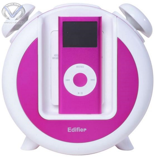 Réveil matin iF200plus audio system rose