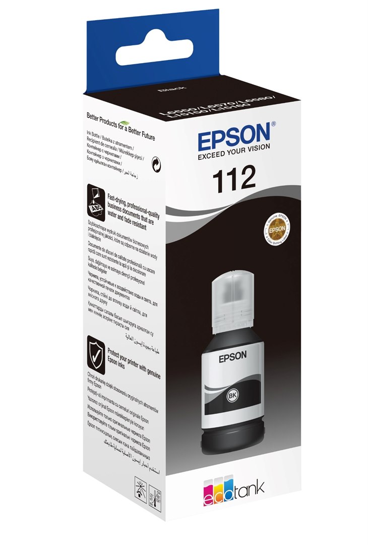 Bouteille d'encre noire 112 EcoTank
