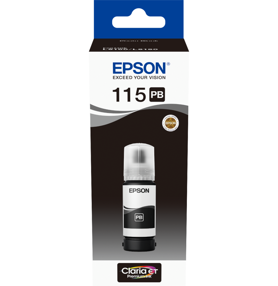 115 Epson PHOTO BLACK INK BOTTLE pour L8160