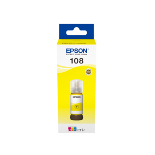 108 EcoTank Bouteille d'encre jaune pour L8050
