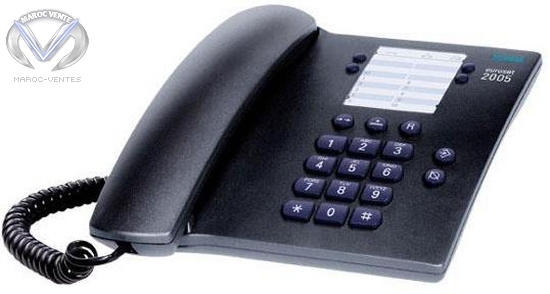 Téléphone filaire analogique avec 4 touches nominatives
