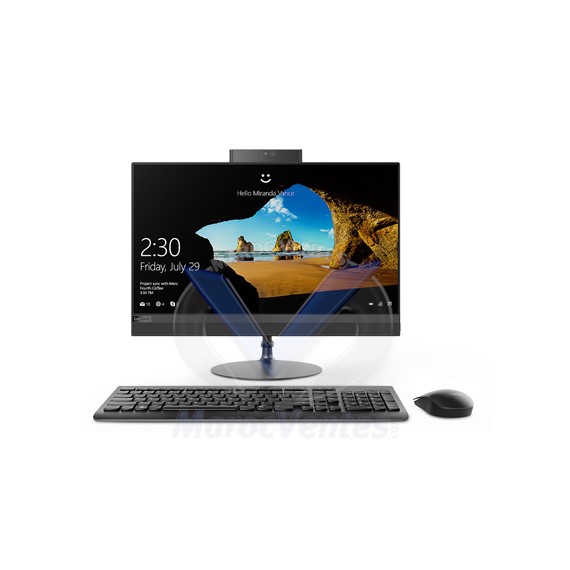 PC de bureau tout-en-un IdeaCentre AIO 520 24-IKU 24" i5-8250U 8 Go 2 To 256 Go SSD AMD Radeon  DVD Win 10 F0D20087AL