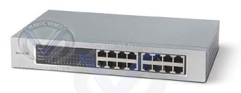 Switch RJ45 10/100 16 ports rackable