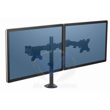 Bras Porte Ecran Double Reflex Jusqu'à 27 pouces