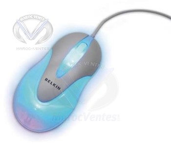 Souris optique Blanche Caméléon