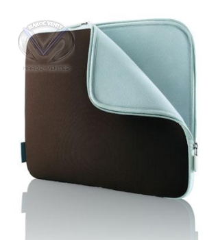Sacoche Sleeve Neoprene 15,4" Marron/Bleu