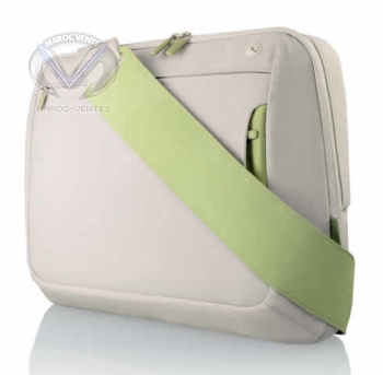 Sacoche Messenger 15,4''Gris/Vert