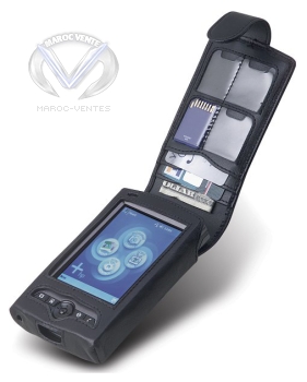 SAC HP LEATHER FLIP CASE * IPAQ RX3400/RX3700 SRS