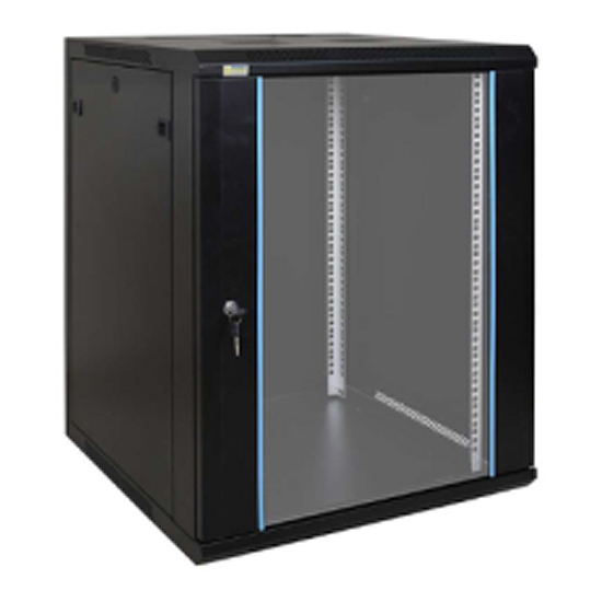 COFFRET FINEN 19'' 15U 600*450mm avec étagère