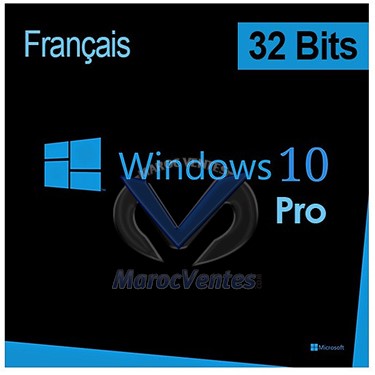 Windows 10 Pro 32 bits (français) OEM DVD