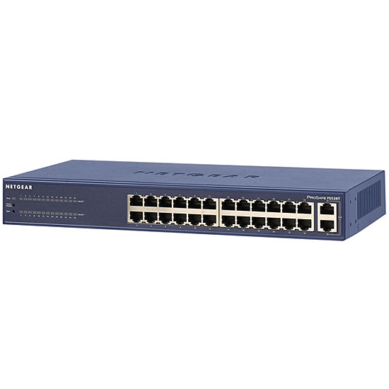 Switch Fast Ethernet 24 ports avec ports Gigabit
