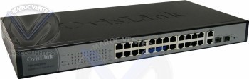 Switch 24 ports 10/100 + 02ports Gigabit W.M. FSH2422GW