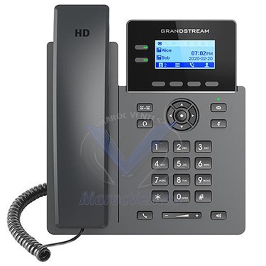 Téléphone IP POE  2 Lignes 4-SIP Ecran LCD 2,21"