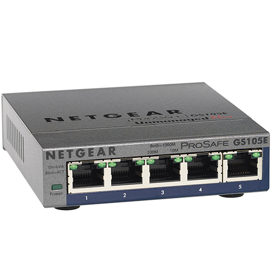 Switch 5 ports 10/100/1000 Mbps Green Ethernet