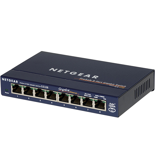 Switch Gigabit 8 ports 10/100/1000 Mbps
