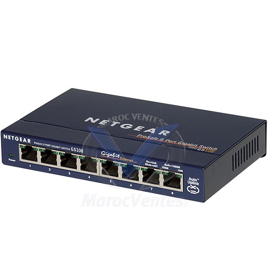 Switch Prosafe  8 ports Gigabit GS108