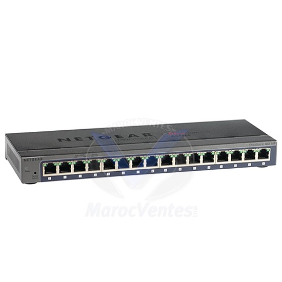 Switch configurable Prosafe Plus 16 ports Gigabit GS116E
