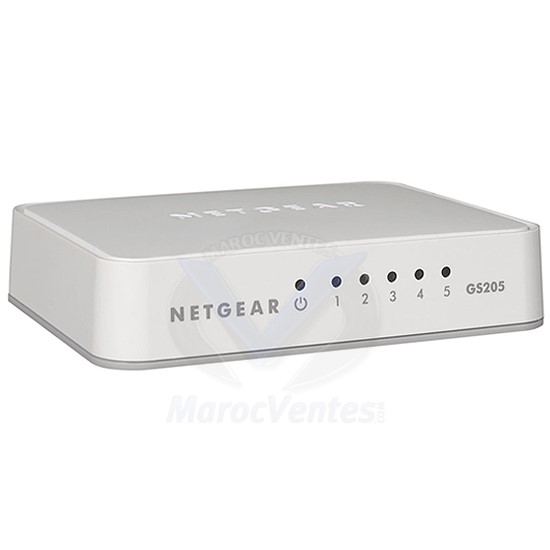Switch 5 ports  Gigabit GS205