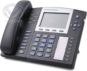 Téléphone IP 6 lignes avec 2 ports Ethernet 10Base-T et 100Base-TX GXP2020