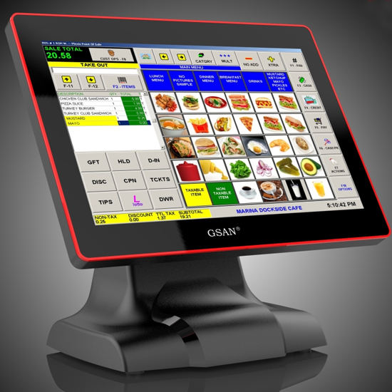 TERMINAL Point de Vente Mutex Ecran Tactile 15,4'' + Afficheur Inclus