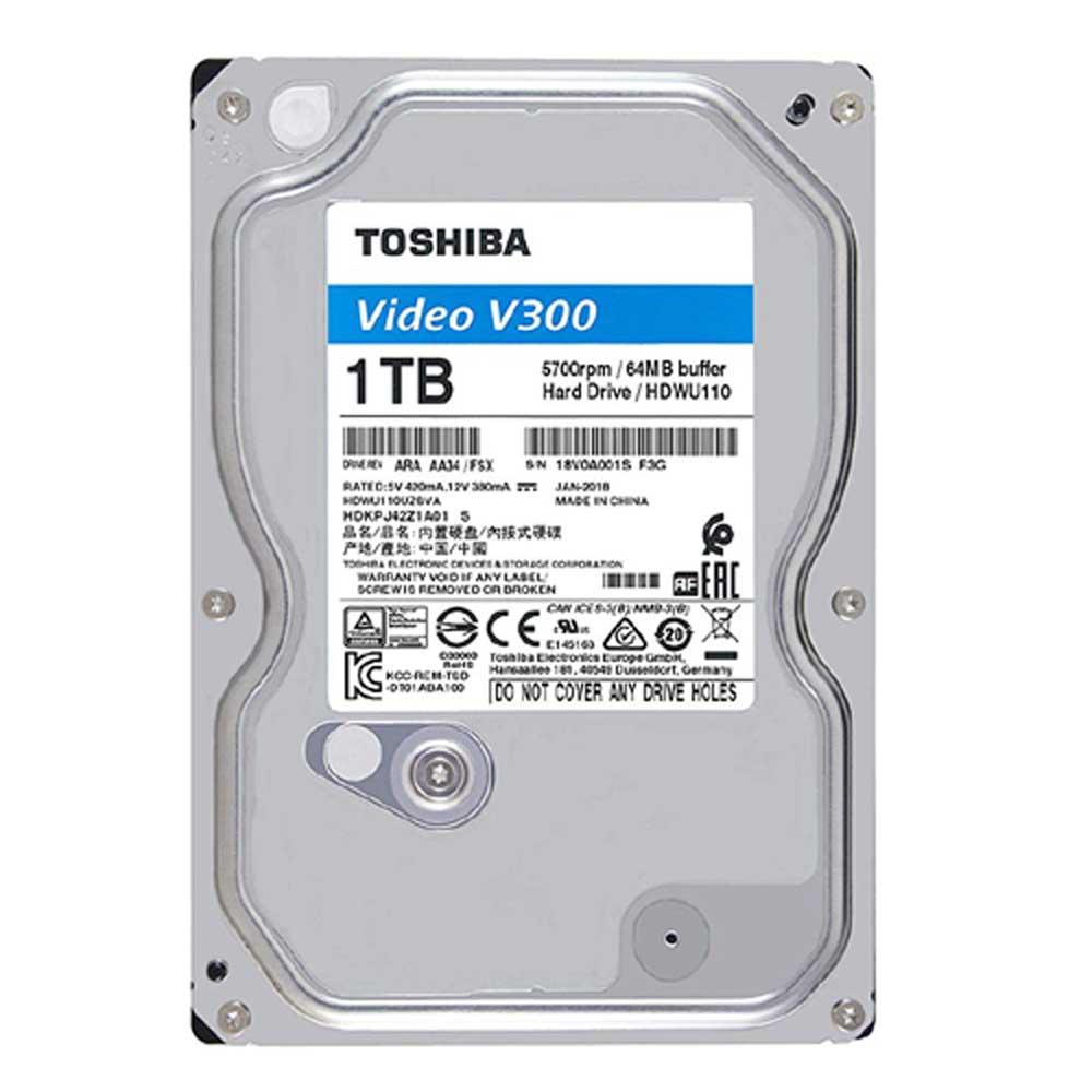 Disque dur surveillance 1TB 3.5" SATA 5700 tr / min