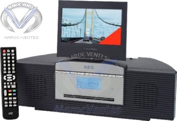 Multimédia Center avec écran de 7" USB DVB-T  DVD