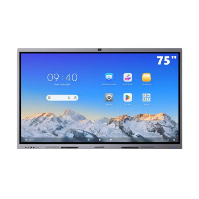 Ecran Interactif 75" Tactile AVEC CAMERA INTEGREE UHD 4K