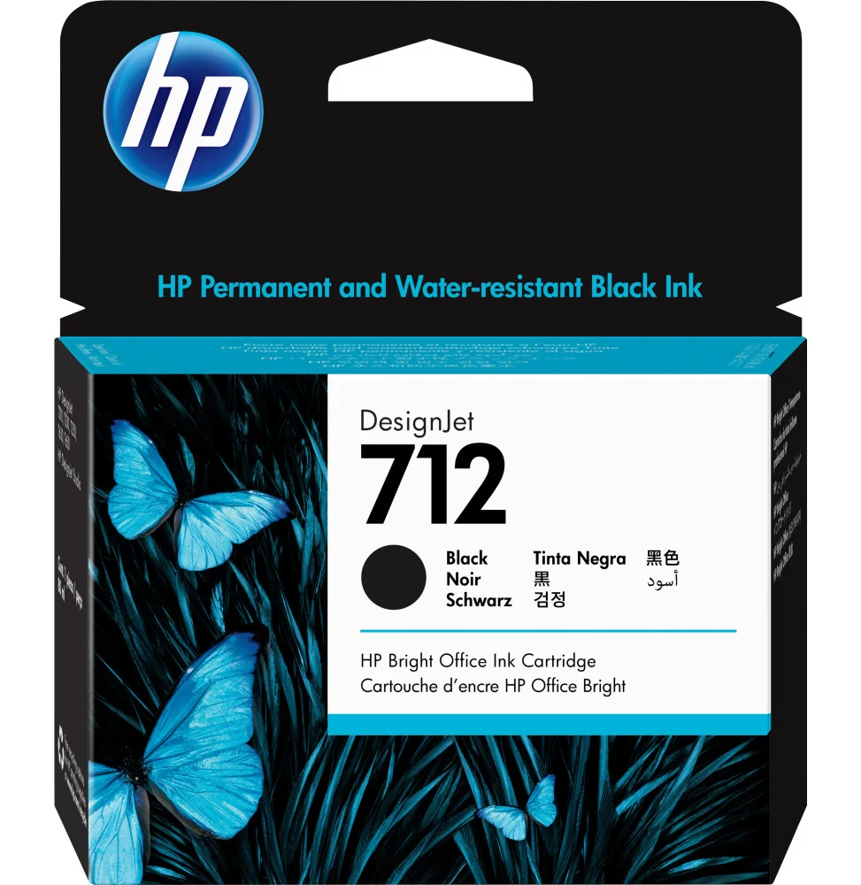 712 80ml Cartouche d'encre noire T630/T230