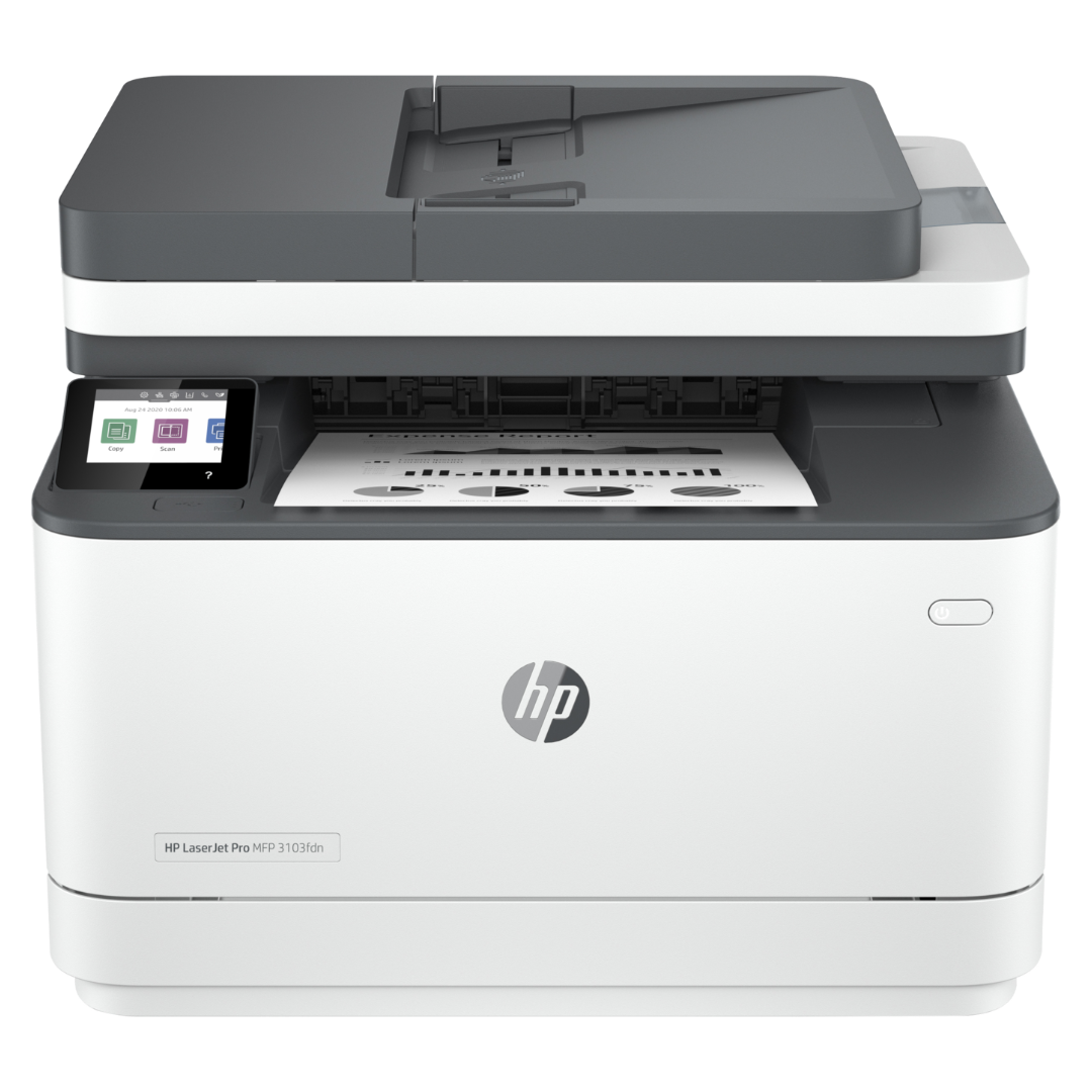 HP Laser PRO 3103fdn MFP 4en1 Réseau Mono A4 R/V 33 B&WPPM 33 12M
