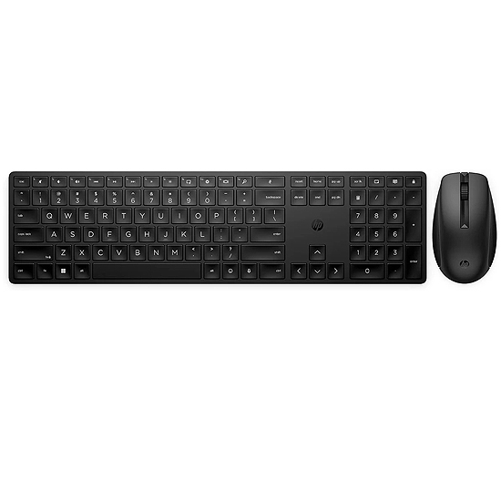 650 Ensemble Clavier et Souris Sans Fil Français - Noir