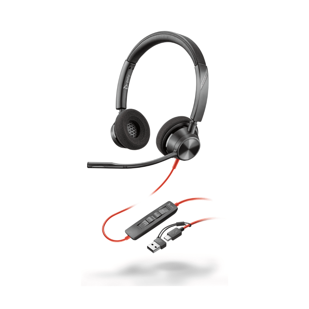 Poly BW 3220 Stereo-M USB-C HS +USB-C/A
