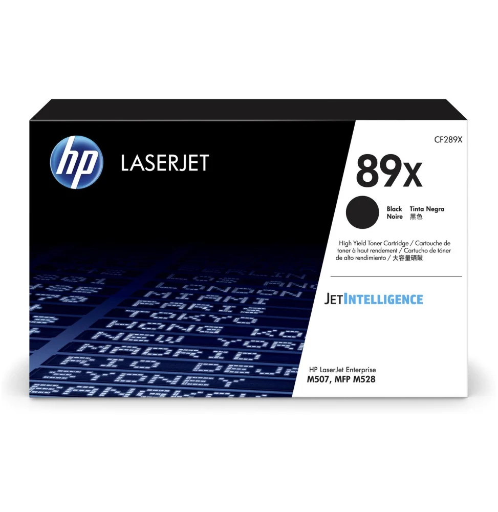 89X High Yield Black Original LaserJet Toner Cartridge pour la Série M507 & M528 10 000 Pages