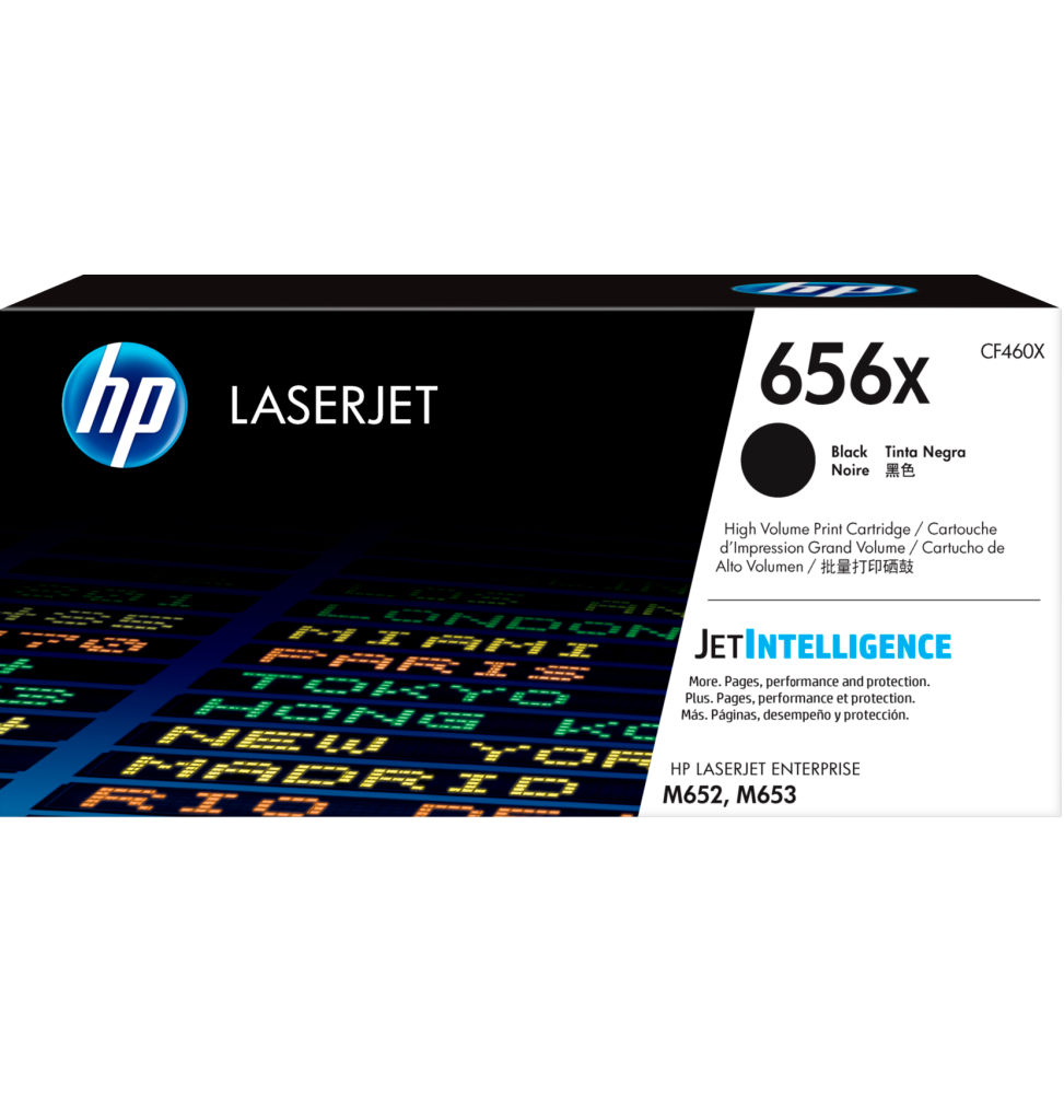 656X Cartouche Toner Laser Noir 27 Pages pour M653 séries