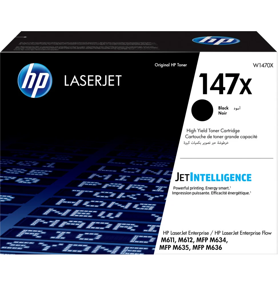 147X Cartouche Toner Laser Noir 25 200 Pages