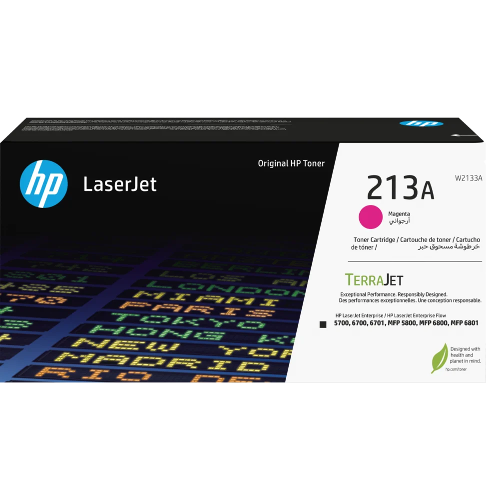 HP 213A Magenta Original LaserJet Toner Cartridge 3000 pages pour 6701dn series 3M W2133A