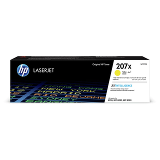 207X Toner LaserJet Original Jaune 2450 pages