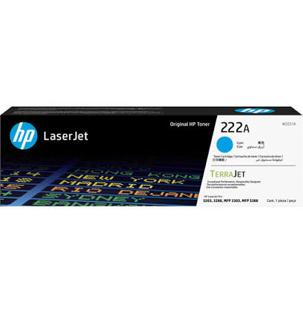 222A Cyan Toner LaserJet Original